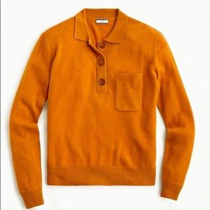 Jcrew cashmere collared sweater